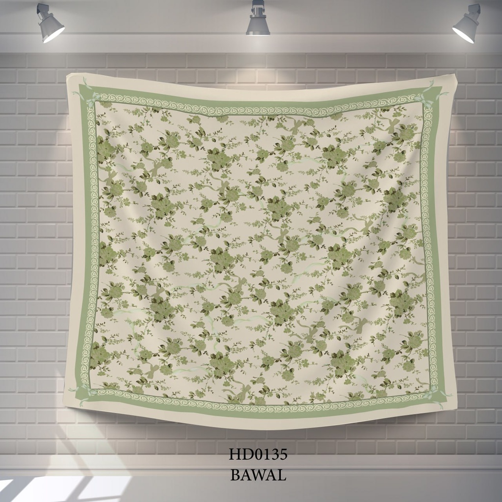 Tudung Bawal (Square Hijab) in HD0135