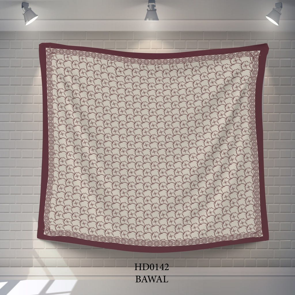 Tudung Bawal (Square Hijab) in HD0142