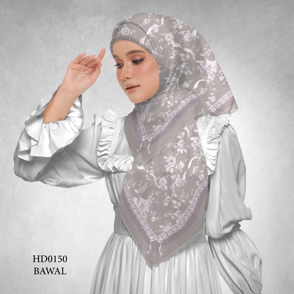 Tudung Bawal (Square Hijab) in HD0150