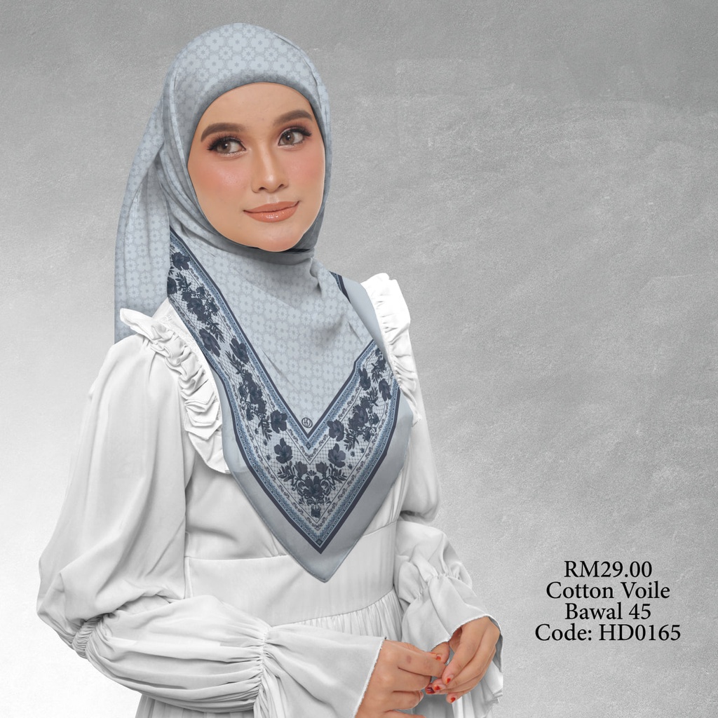 Tudung Bawal (Square Hijab) in HD0165