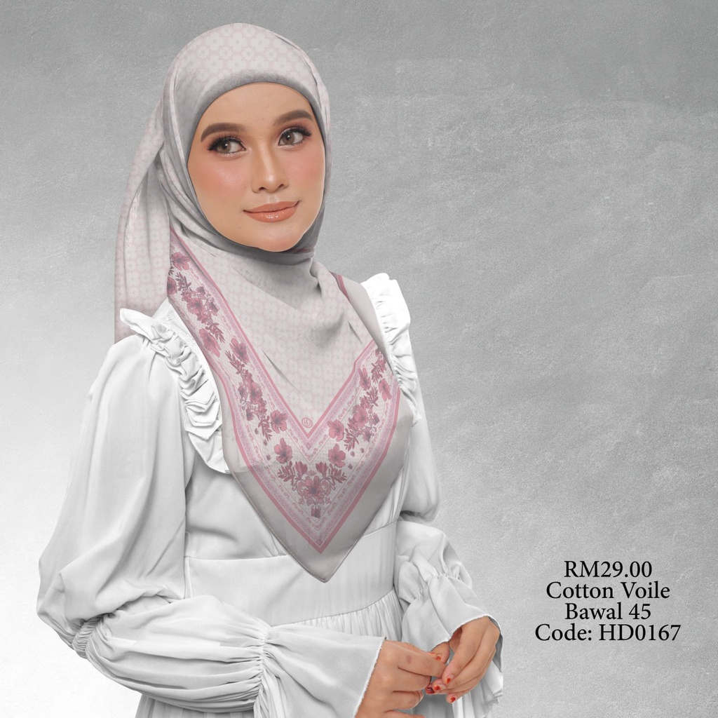 Tudung Bawal (Square Hijab) in HD0167