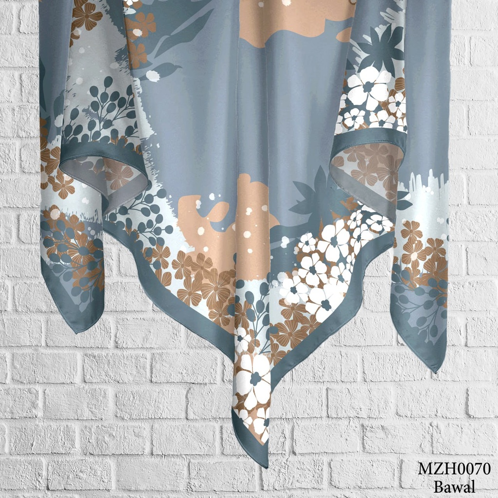 Tudung Bawal (Square Hijab) in MZH0070
