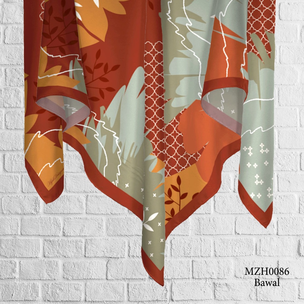 Tudung Bawal (Square Hijab) in MZH0086