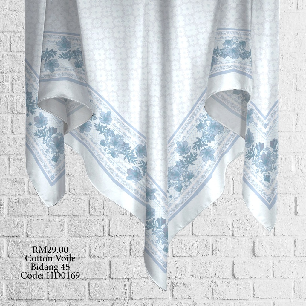 Tudung Bawal (Square Hijab) in HD0169