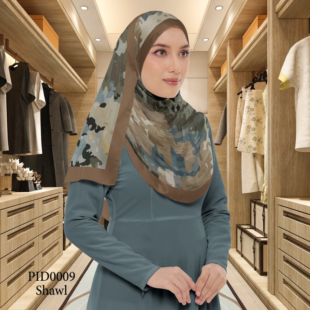 Tudung Shawl in PID0009 (Standard 1.8m x 0.7m, Cotton Voile Premium, Tak Tambah Nama, Taknak Giftcard)