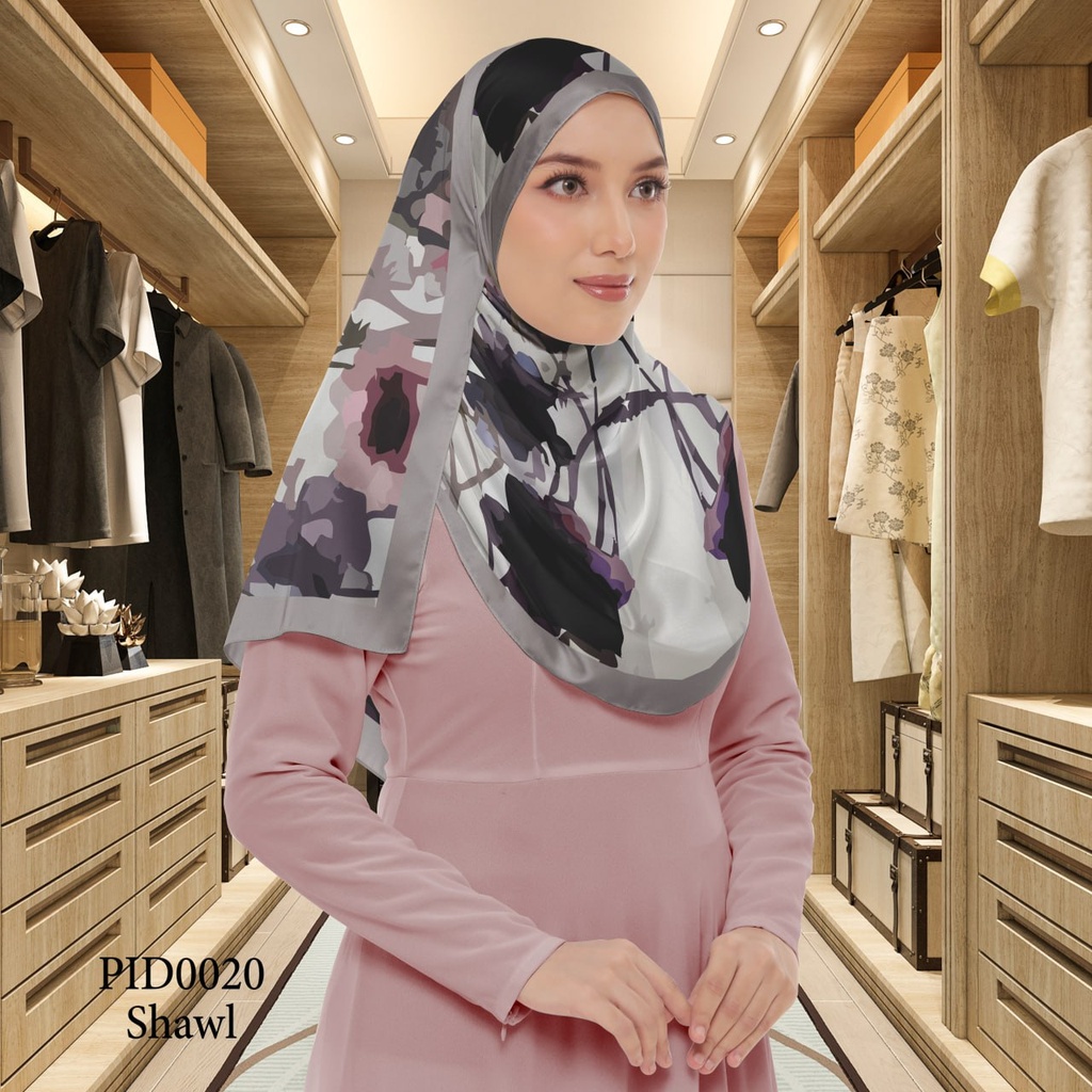 Tudung Shawl in PID0020 (Standard 1.8m x 0.7m, Cotton Voile Premium, Tak Tambah Nama, Taknak Giftcard)